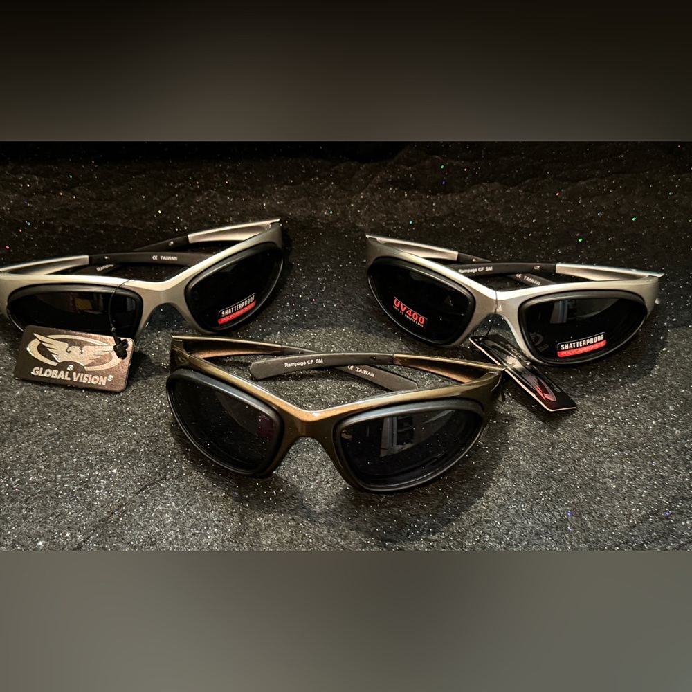 Motorcycle Glasses with Foam Padding